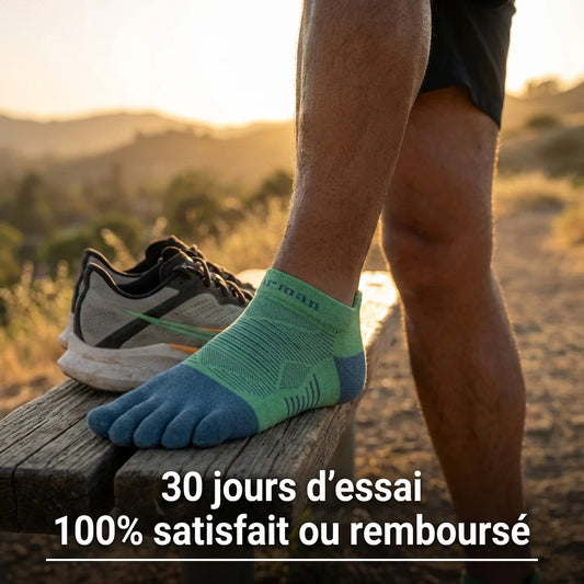 Reibungsfreie Laufsocken für langen Laufkomfort
