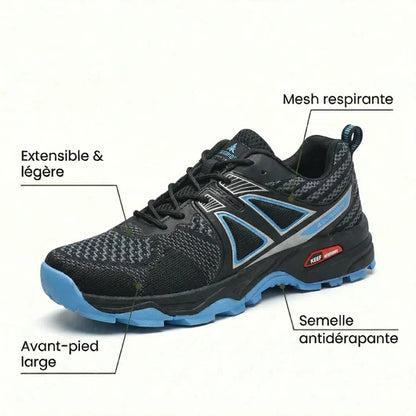 Chaussures de marche homme à confort orthopédique
