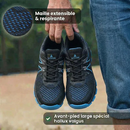 Chaussures de marche homme à confort orthopédique