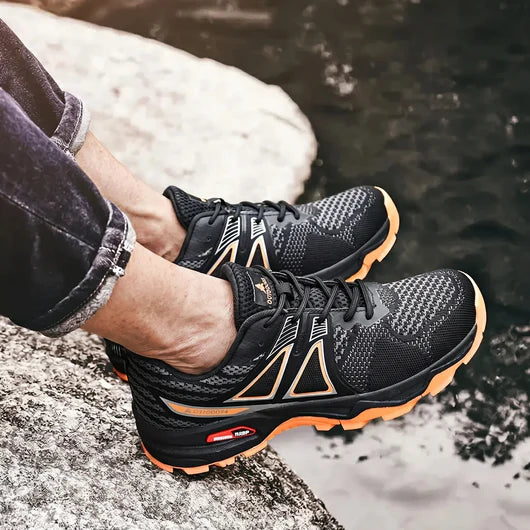 Chaussures de marche homme à confort orthopédique