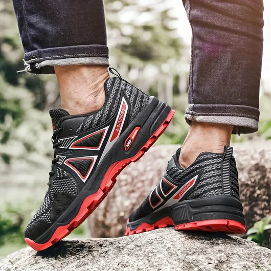 Chaussures de marche homme à confort orthopédique