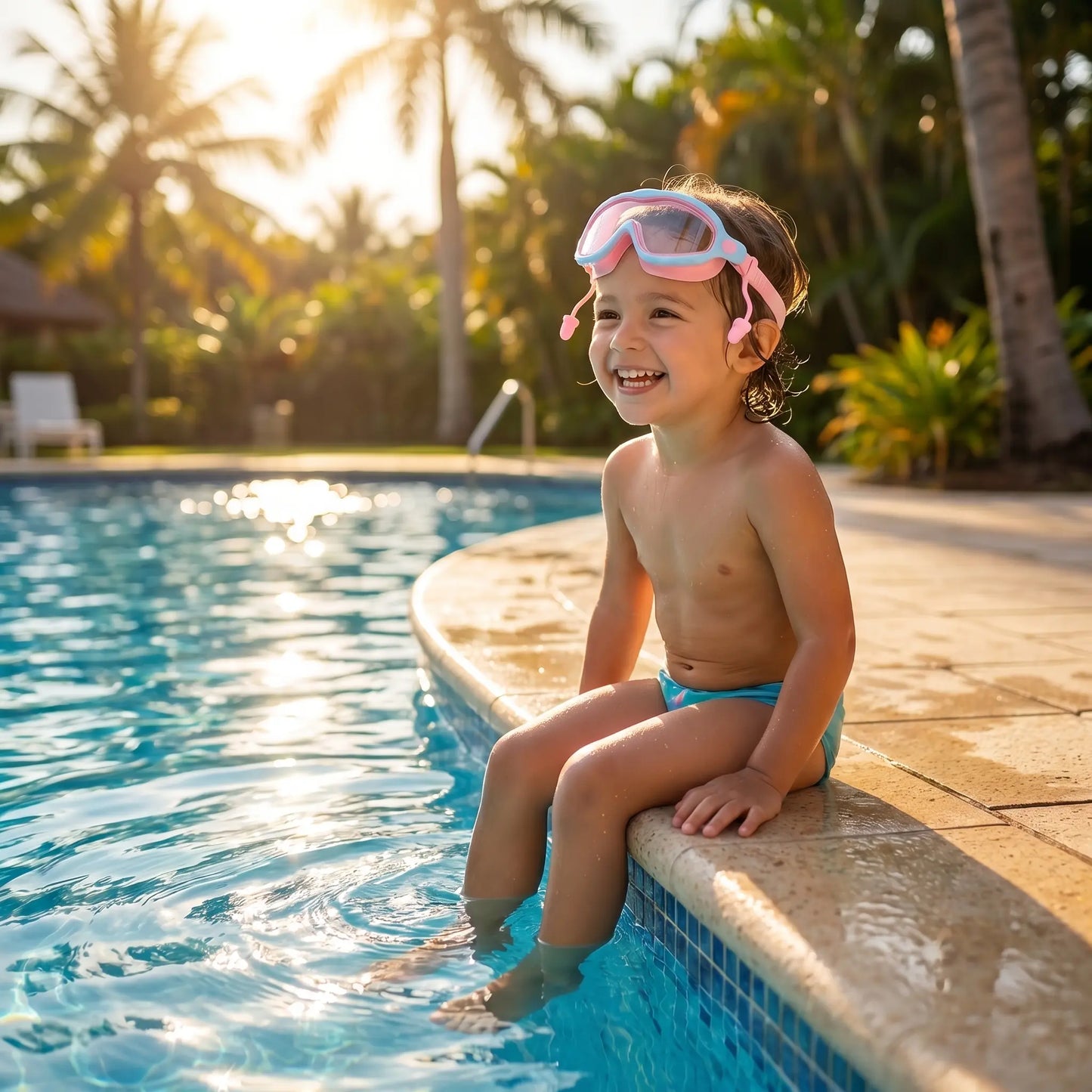 Lunettes de natation enfant anti-fuite et confort