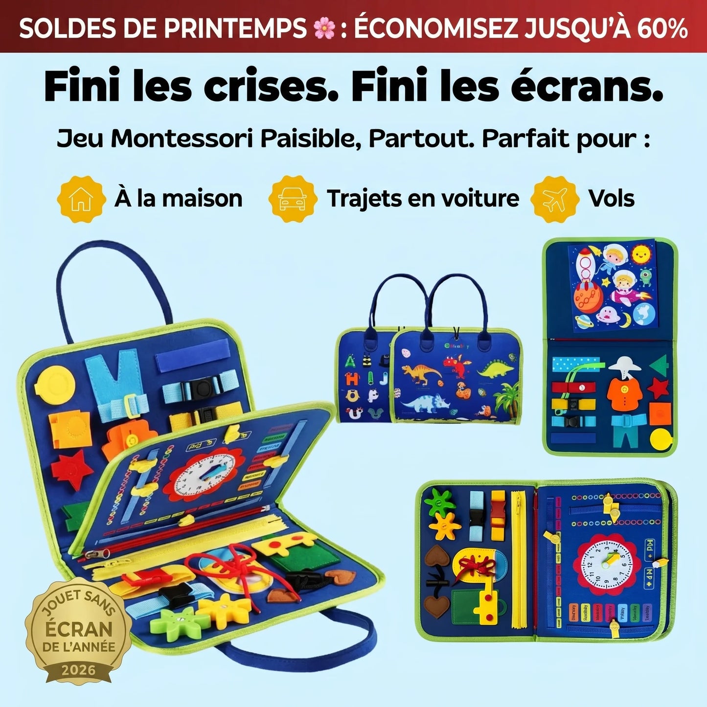 Busy Board sensoriel enfant