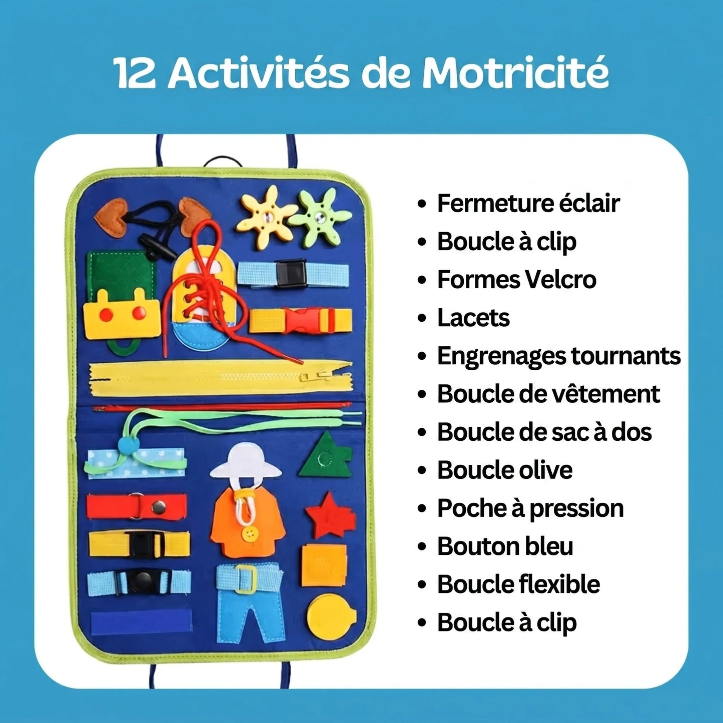 Busy Board sensoriel enfant