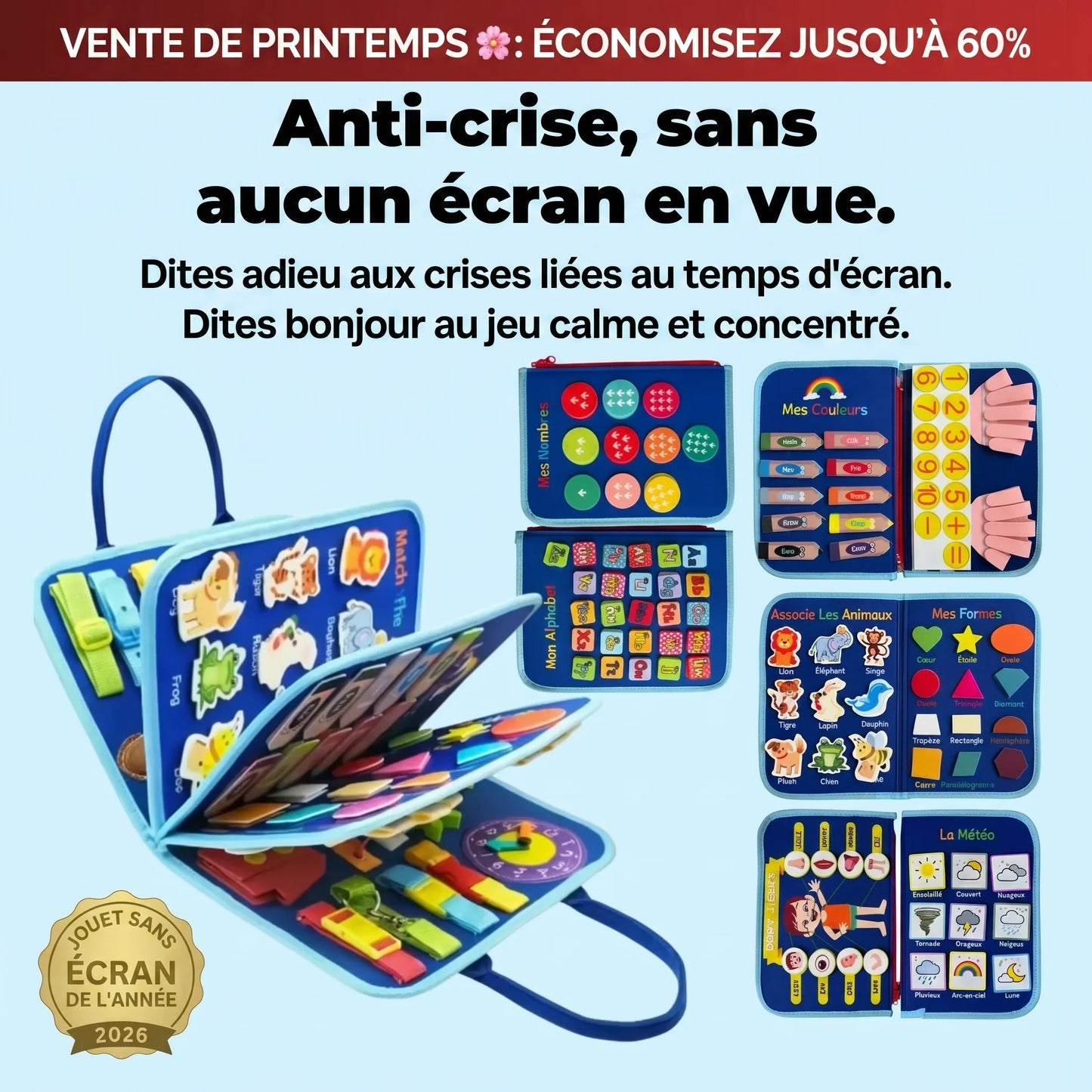 Busy Board sensoriel enfant