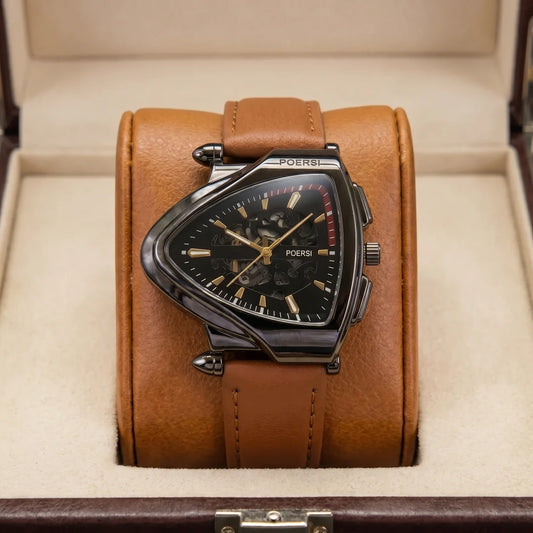Montre en cuir élégante pour homme