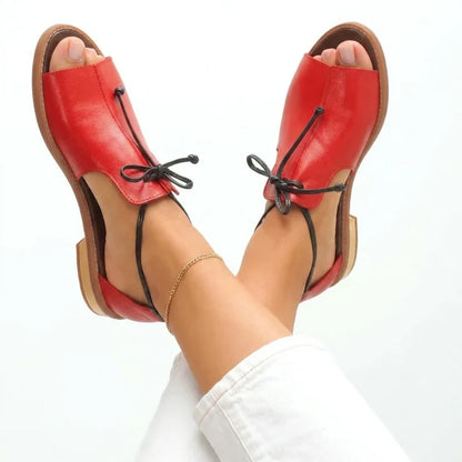 Sandales à Lacets Femme Élégantes et Confortables
