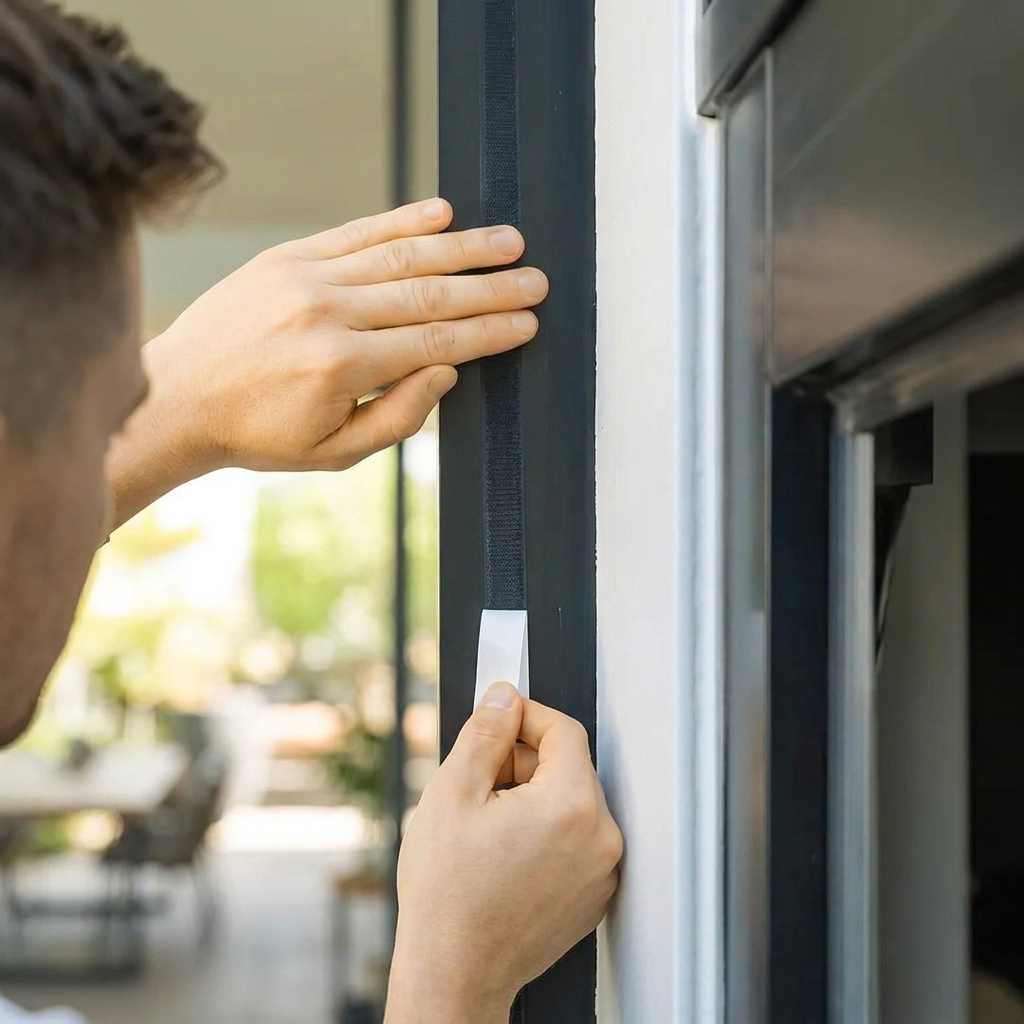 Moustiquaire magnétique pour porte