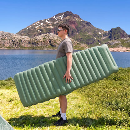 Kompakte und bequeme aufblasbare Campingmatratze