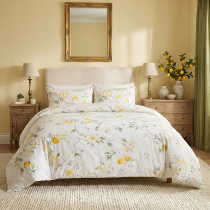 Parure de lit en coton Citronnier