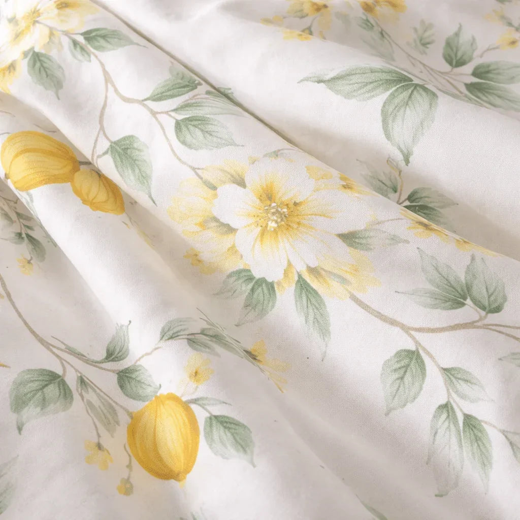 Parure de lit en coton Citronnier