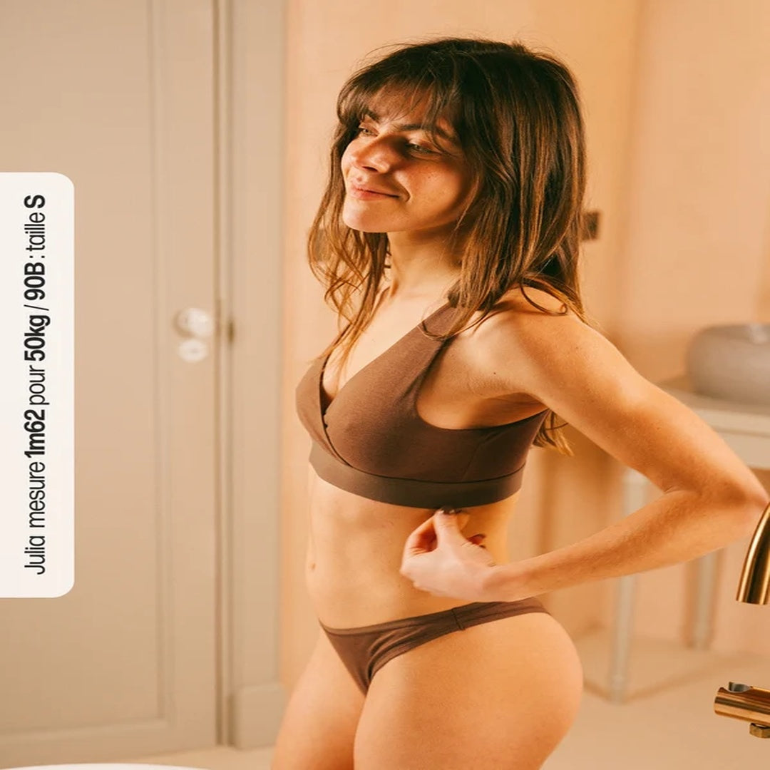 Brassière Cache-Cœur Femme