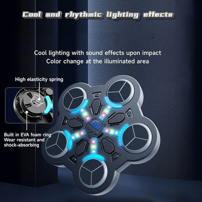 Interaktive LED-Wandzielscheibe mit Musik