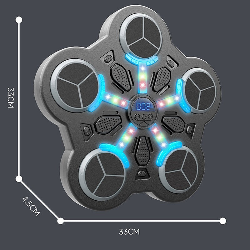 Interaktive LED-Wandzielscheibe mit Musik