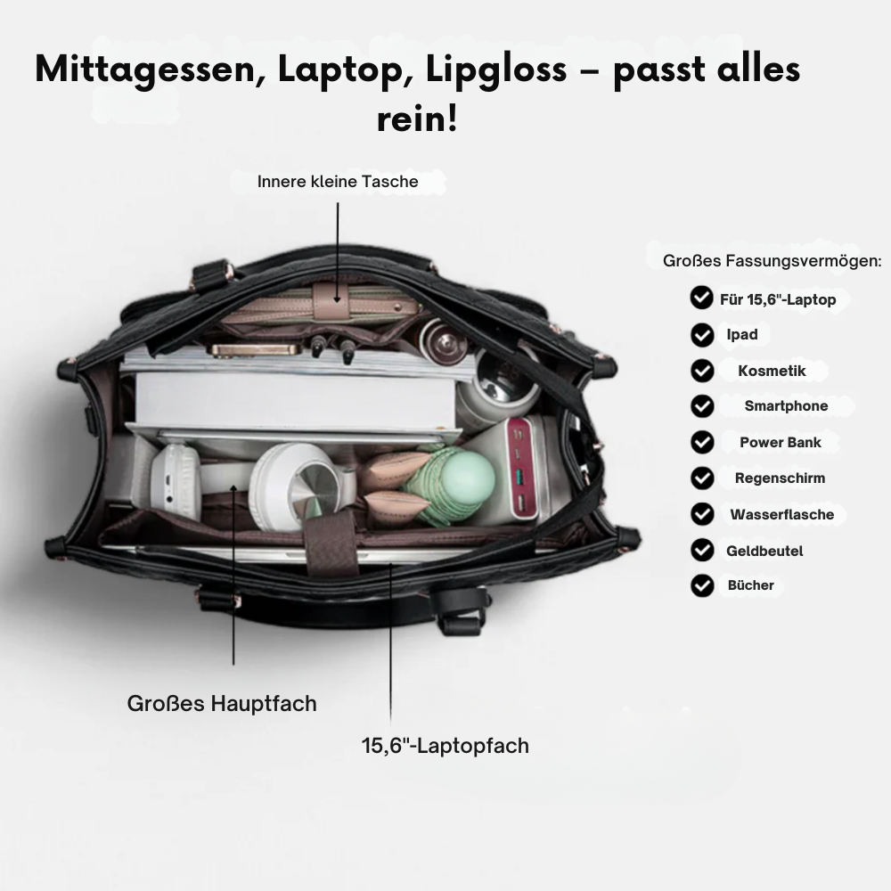 Isolierte Einkaufstasche mit großem Fassungsvermögen