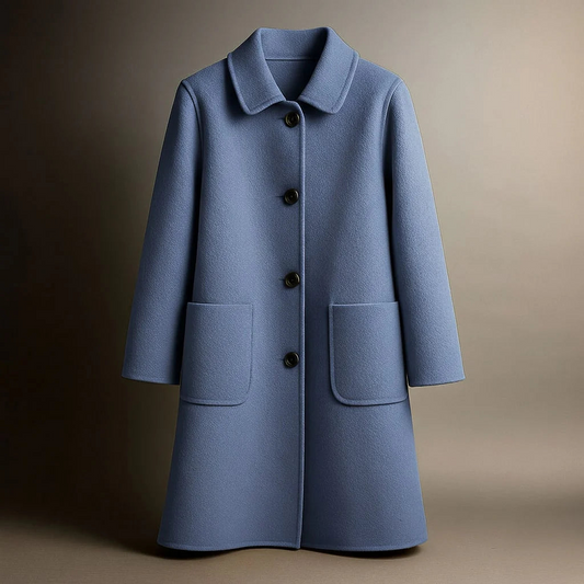 Manteau long en laine élégant