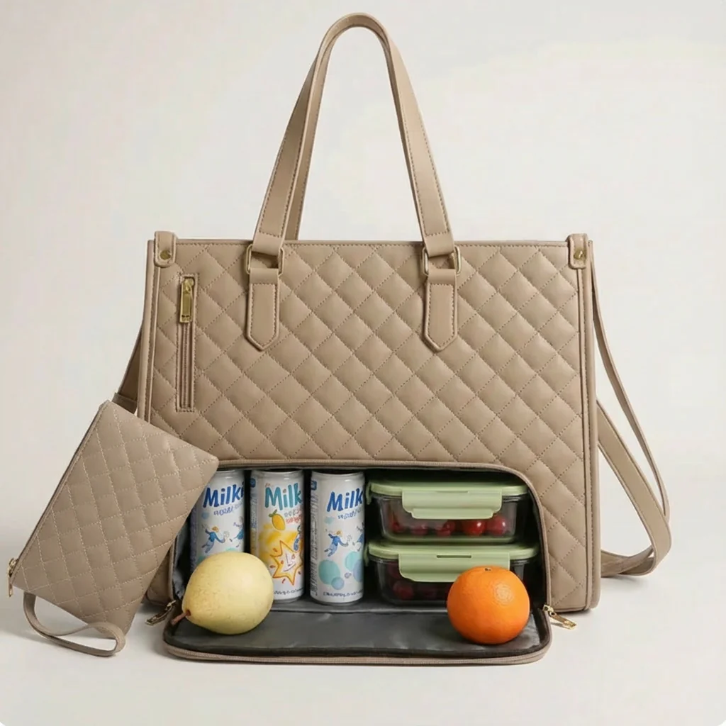 Isolierte Einkaufstasche mit großem Fassungsvermögen