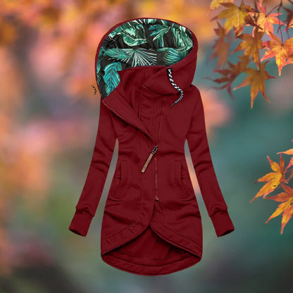 Veste chaude à capuche femme