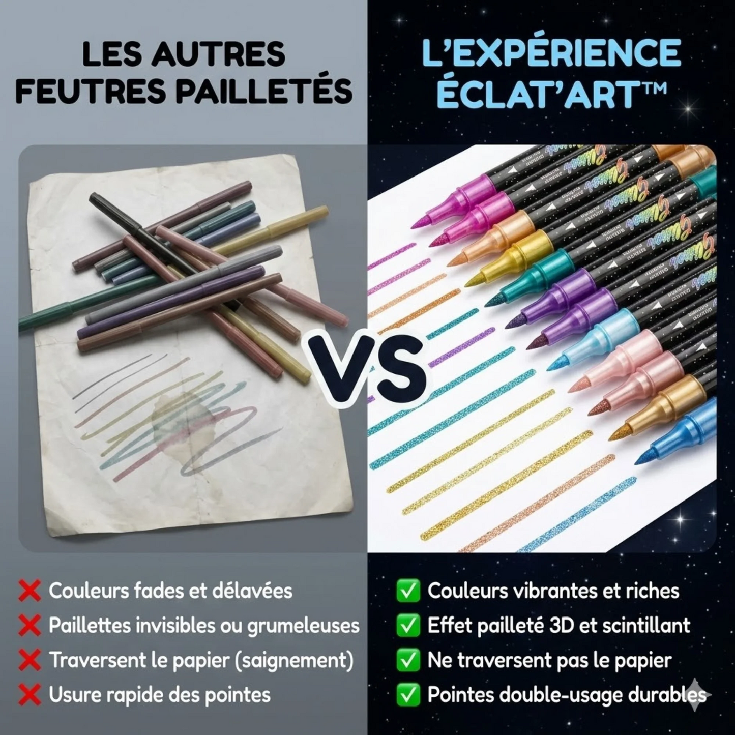 Feutres Acryliques Professionnels