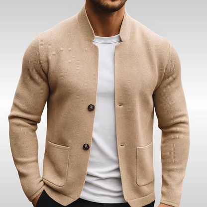 Gilet en Maille Texturée Élégant pour Homme