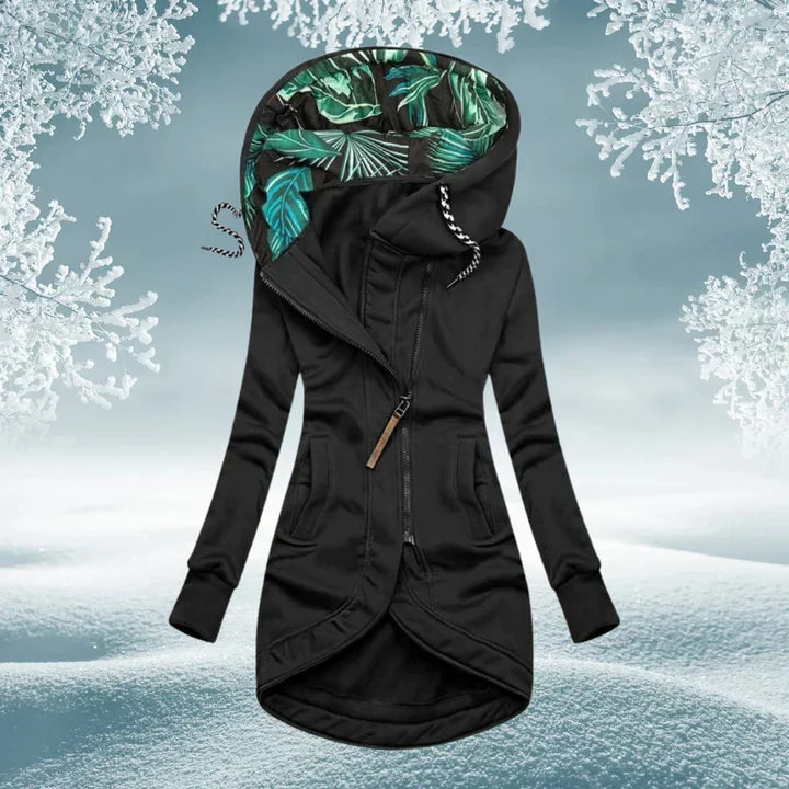 Veste chaude à capuche femme