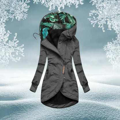 Veste chaude à capuche femme