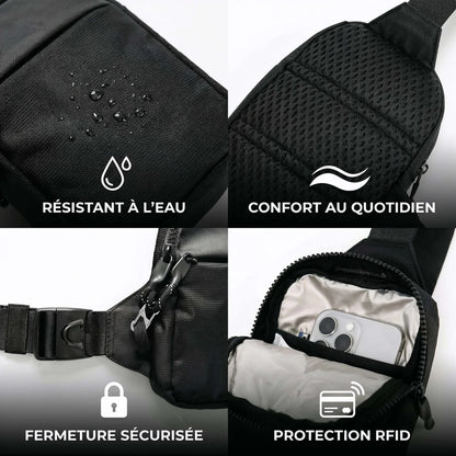 Sichere RFID-Umhängetasche