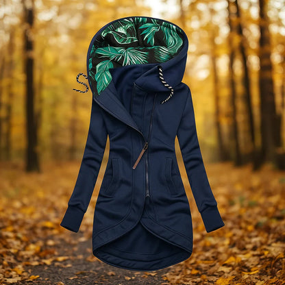 Veste chaude à capuche femme