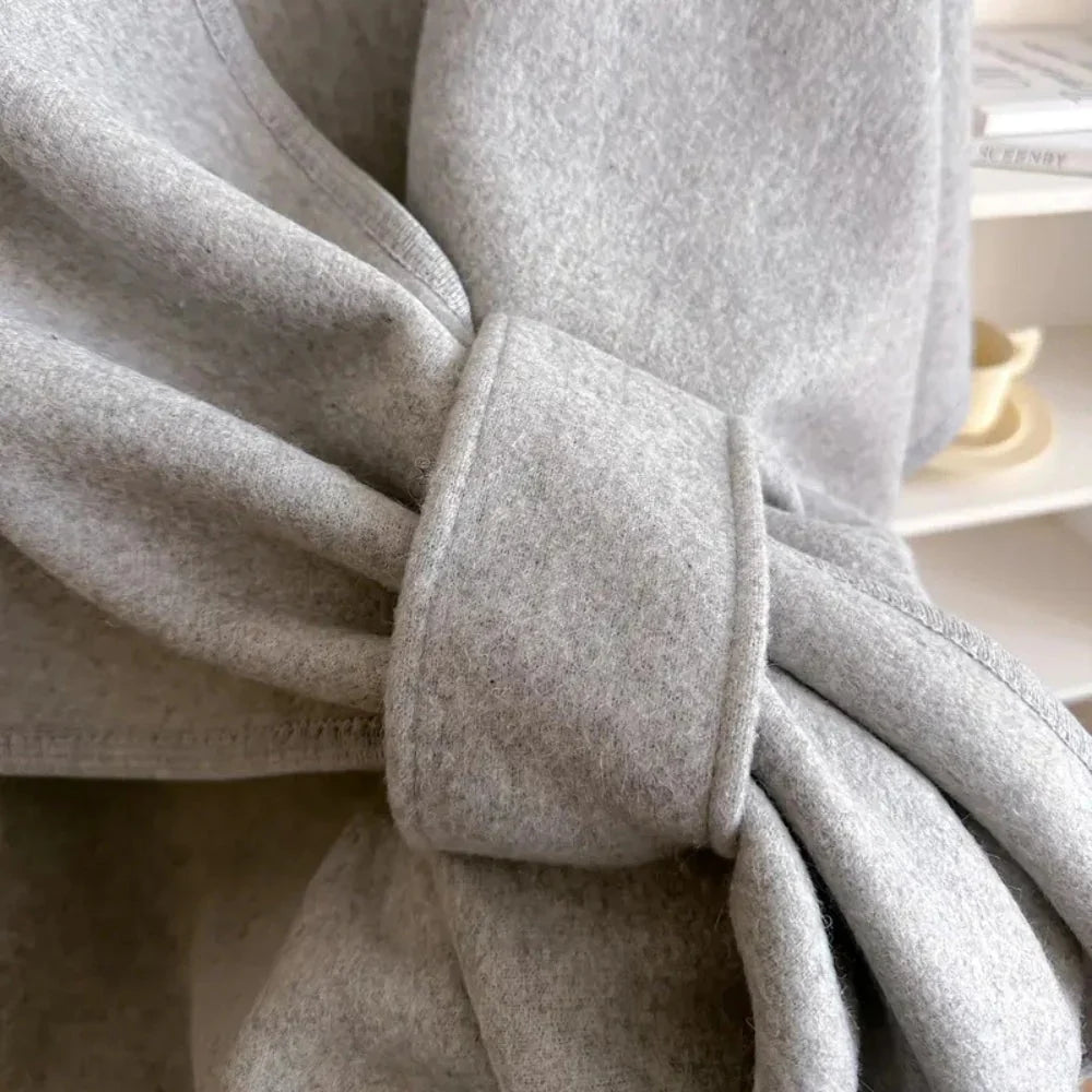 Langer Poncho-Schal für Damen