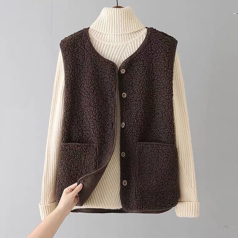 Gilet en laine douillet