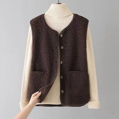 Gilet en laine douillet