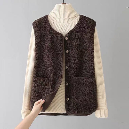 Gilet en laine douillet