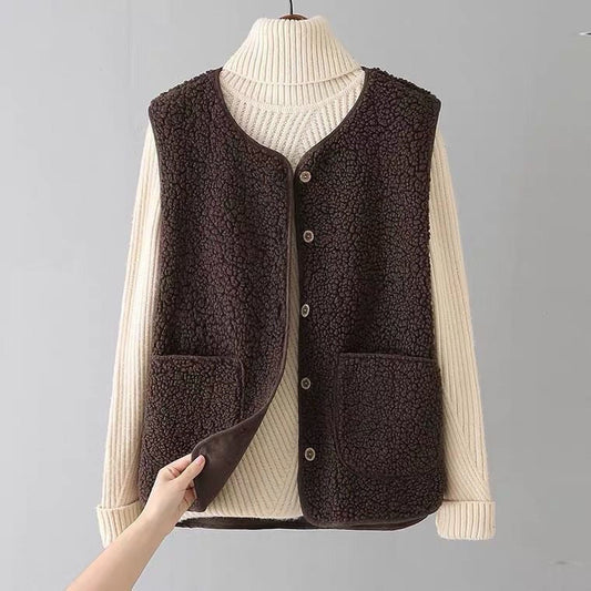 Gilet en laine douillet