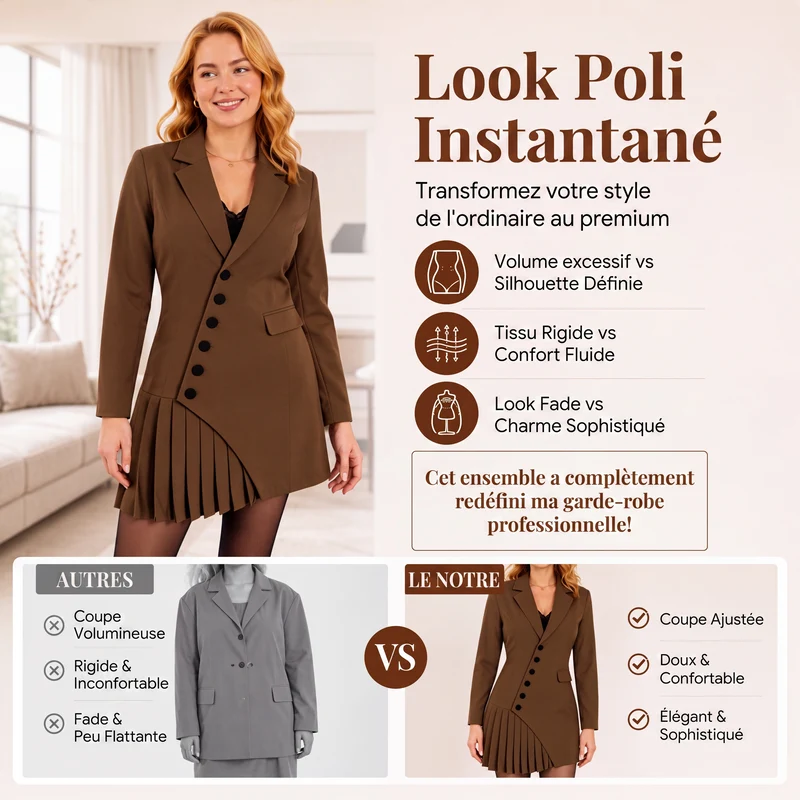 Robe Blazer Femme Élégante