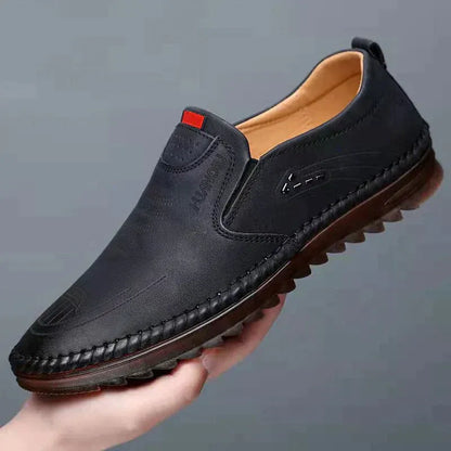Chaussures homme cuir respirantes antidérapantes