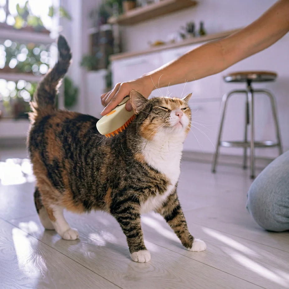 Brosse Vapeur pour Chats