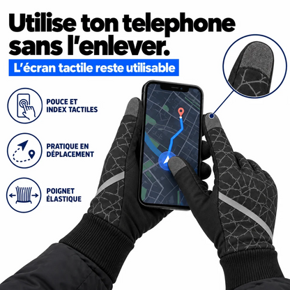 Gants Thermiques Vélo Hiver Coupe