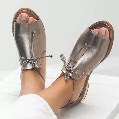 Sandales à Lacets Femme Élégantes et Confortables