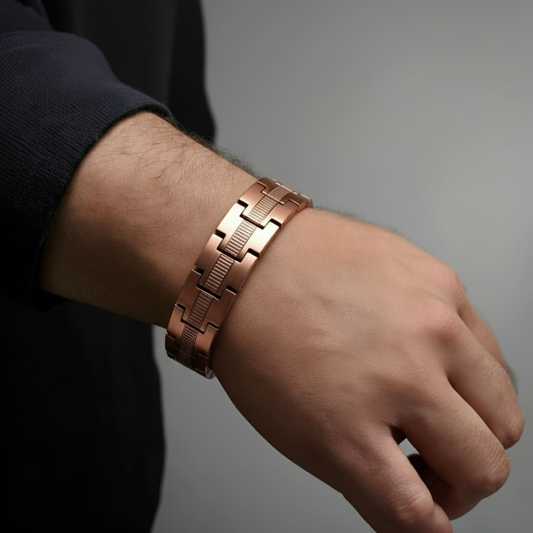 Bracelet magnétique en cuivre homme