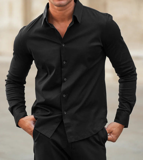 Chemise Infroissable respirante et hautement élastique