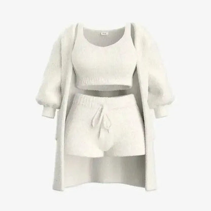 3-teiliges Pyjama-Set: Komfort und Eleganz