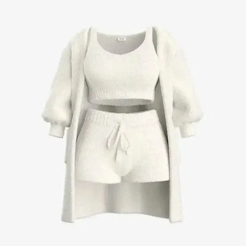 3-teiliges Pyjama-Set: Komfort und Eleganz