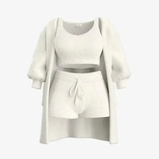 3-teiliges Pyjama-Set: Komfort und Eleganz