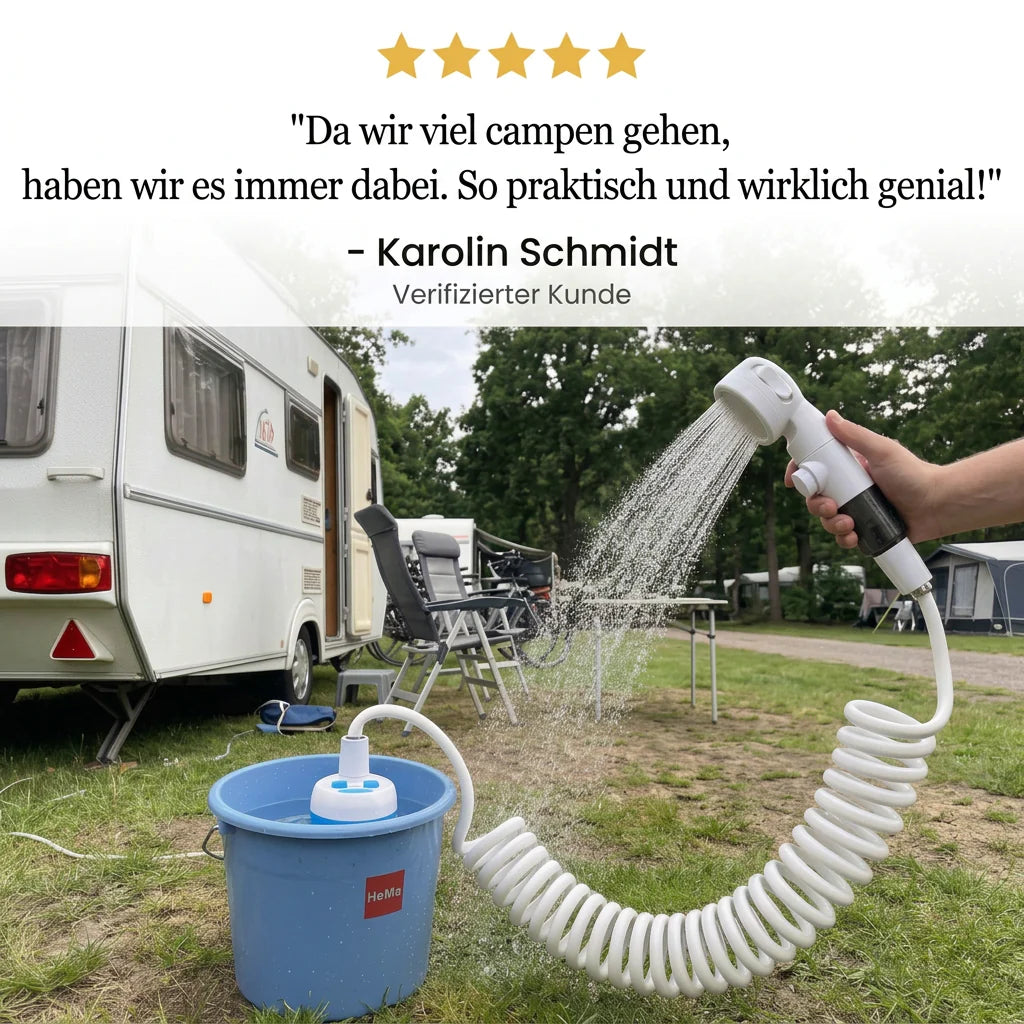 Pompe à eau portable rechargeable pour camping et plein air