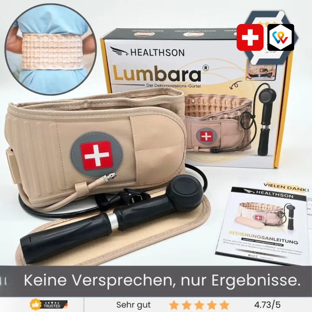 Aufblasbares Dekompressions-Gürtel zur Entlastung der Lendenwirbelsäule