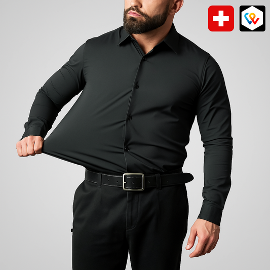 Chemise Infroissable respirante et hautement élastique