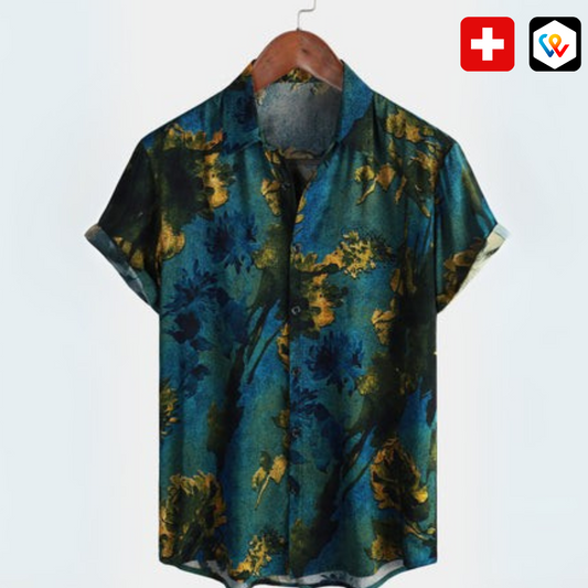 Chemise à Motifs Exotiques – Légèreté & Style d’Été