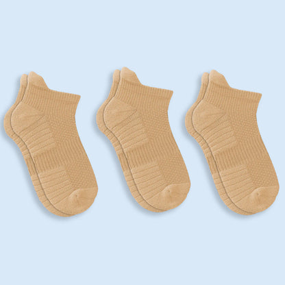 Socquettes invisibles confort été – lot de 3 paires