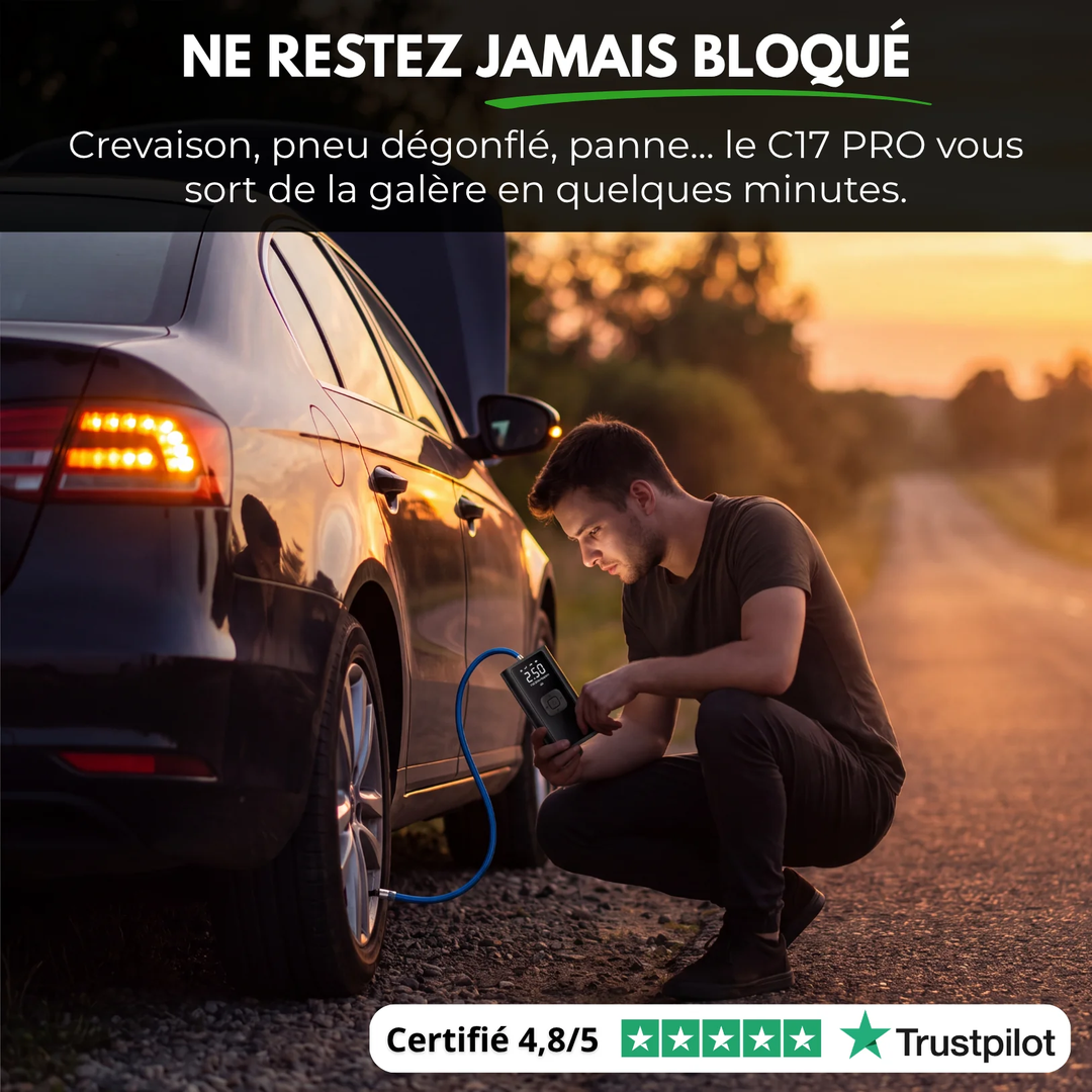 Compresseur d'Air Portable Rechargeable