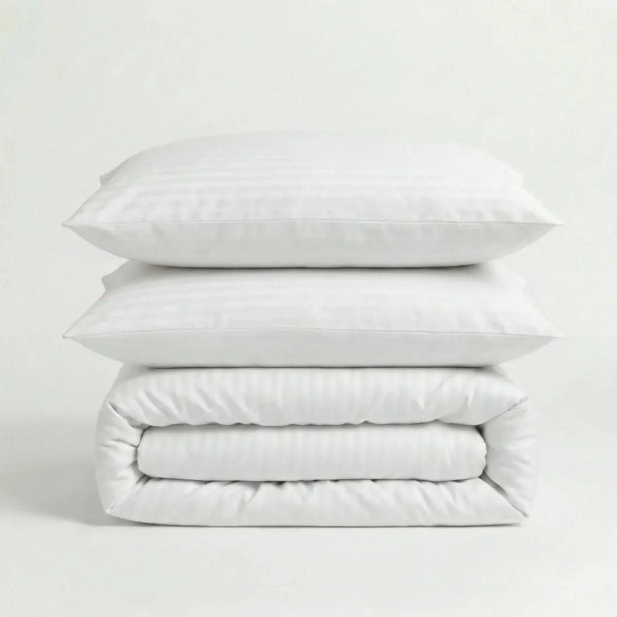 Parure de lit satinée en coton doux